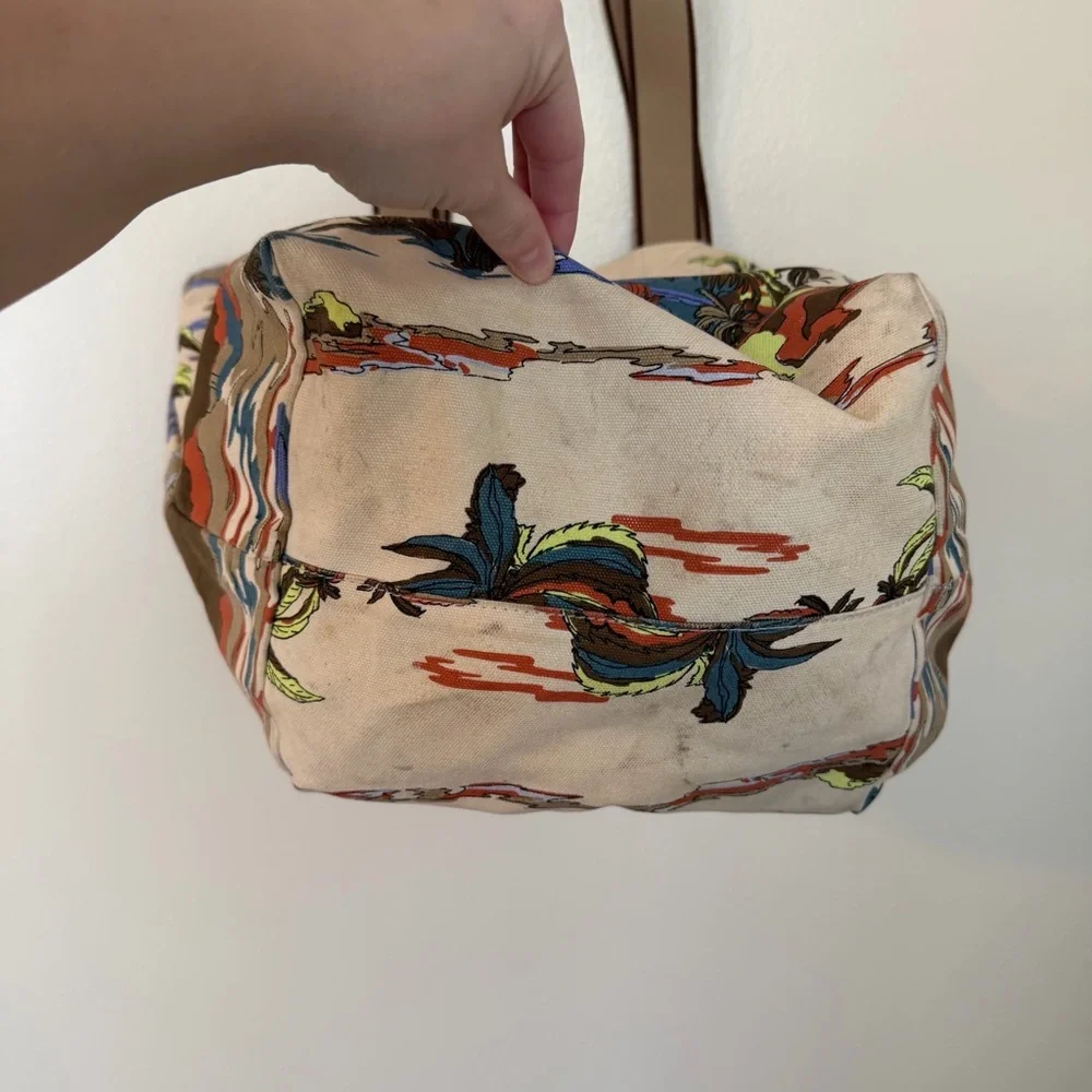 TORY BURCH Gracie Printed Canvas Tote in Postcard from Hawaii